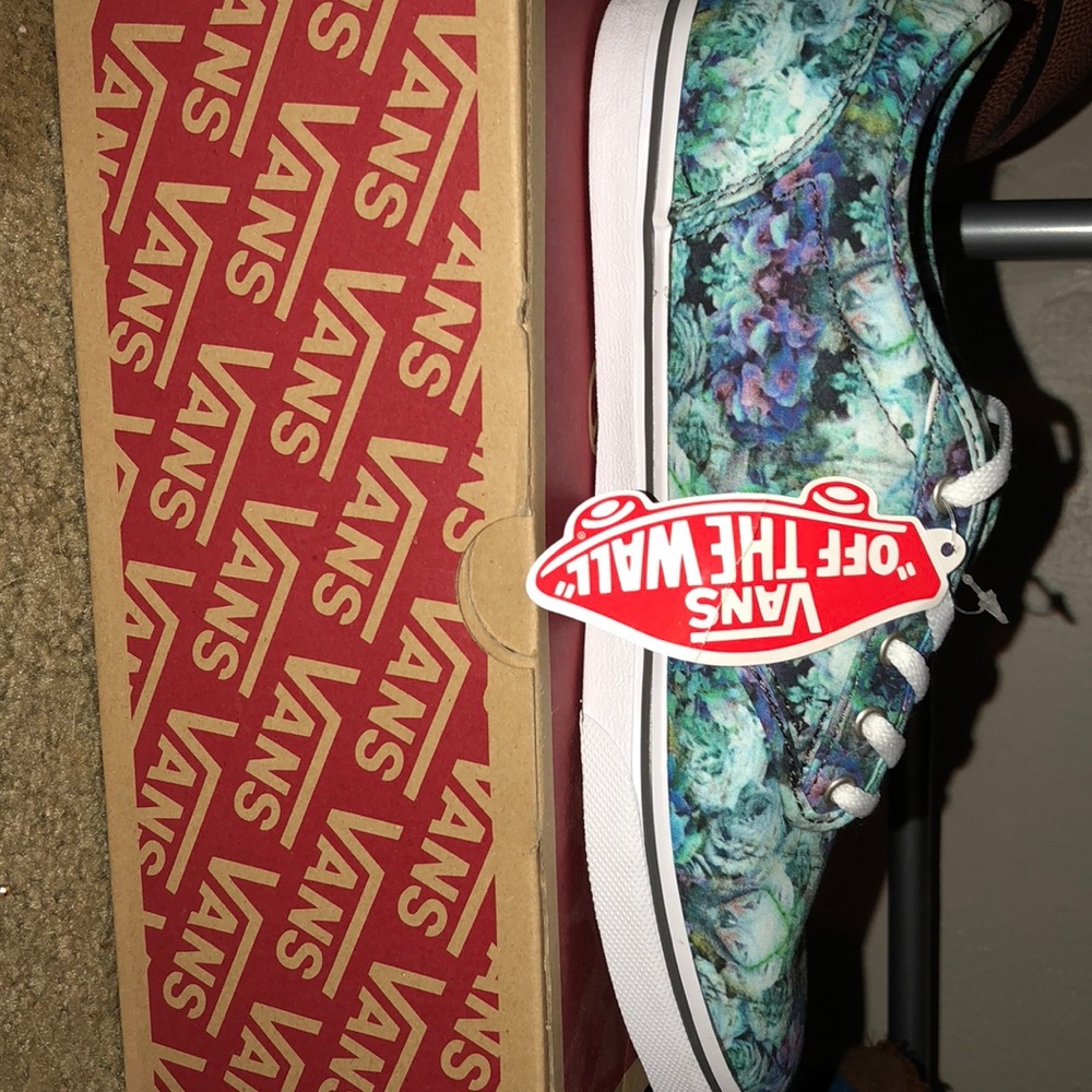 Vans floral shoes